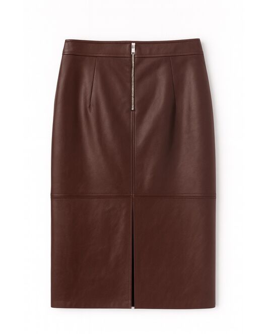 Юбка женская цвет бургунди-MS5806 от  