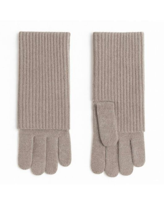 Перчатки из кашемира-S1402-cappuccino от byME 