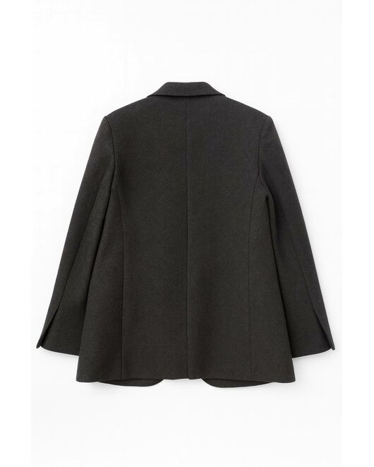 Жакет темно-серый  с добавлением шерсти LW-125016 от LW 