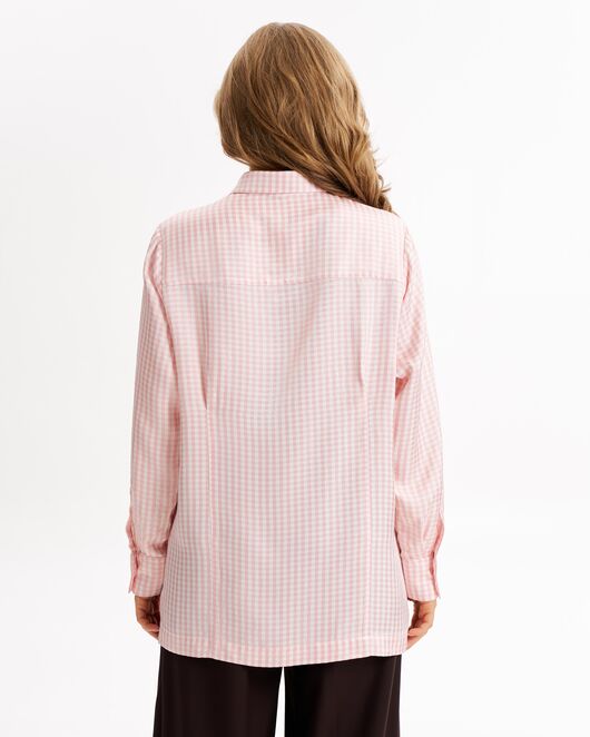 Женская рубашка из конопли и вискозы-9026 от ByME 