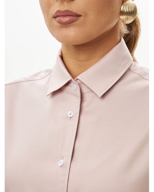 Женская рубашка в пудровом цвете-9038 от byME 