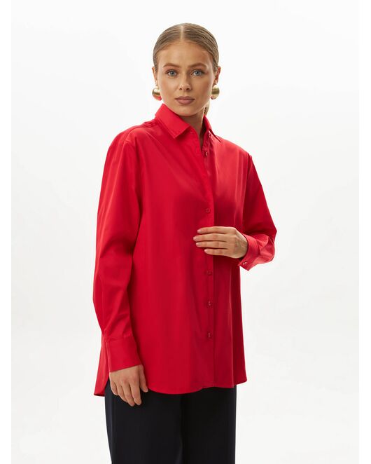 Женская рубашка красная-9042 от byME 