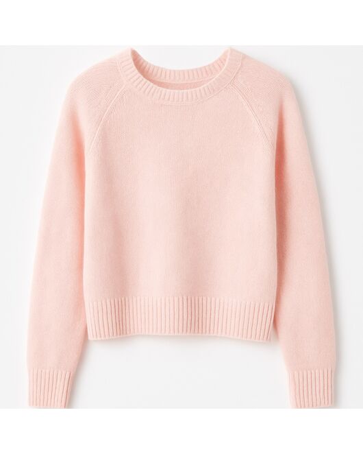 Джемпер из шерсти мериноса и ангоры -LWSW-345003-rose от LW 