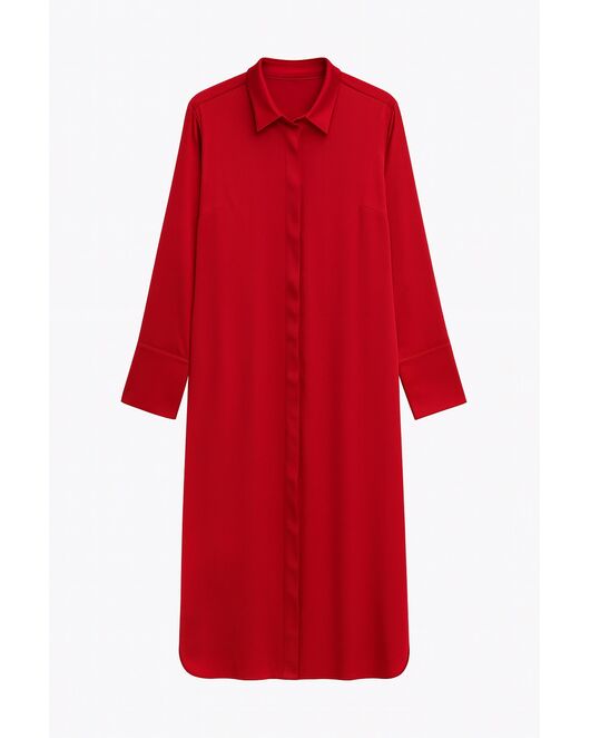 Платье красное из района-LWWN-025020 от LW 