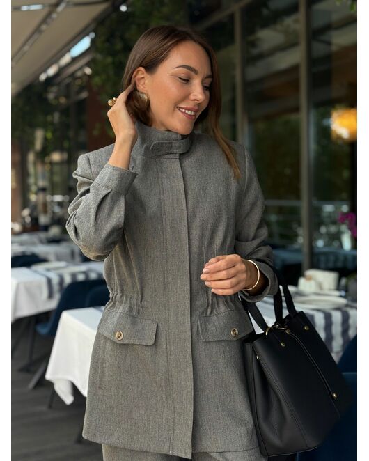 Жакет в сером цвете MS5135 от  