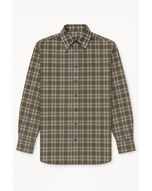 Женская рубашка фланелевая из хлопка-9030 от  