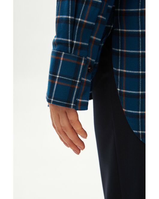 Женская рубашка фланелевая из хлопка-9032 от  