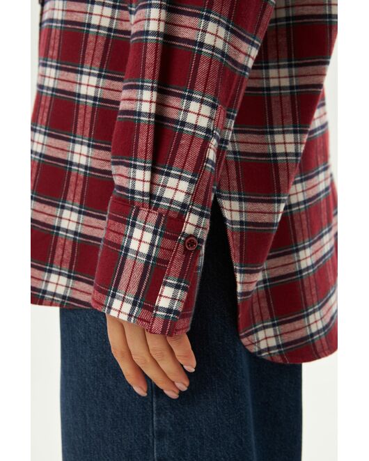 Женская рубашка в клетку фланелевая 9067 от byME 