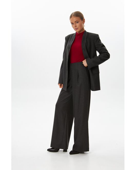 Жакет графит с шерстью J1-1006 от  