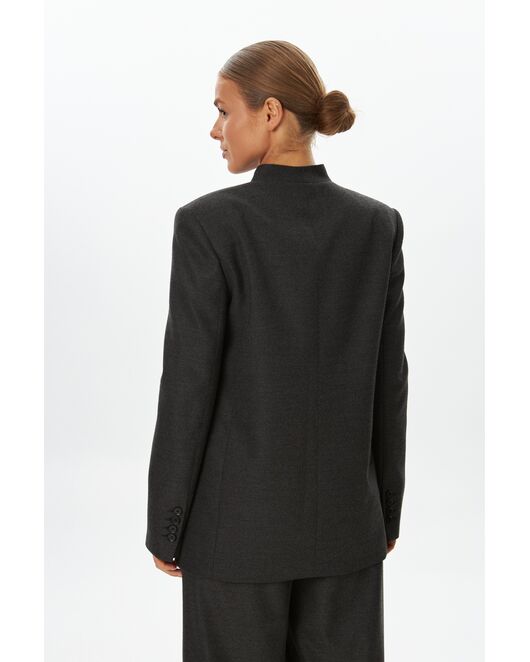 Жакет графит с шерстью J1-1006 от  