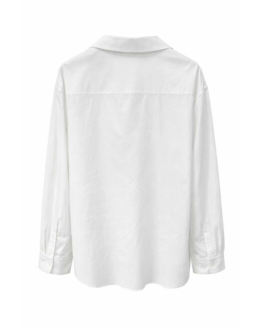 Рубашка из хлопка  в белом цвете  Y265223 от  