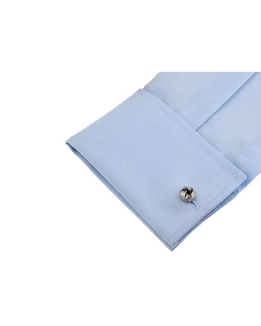 Запонки серебристые узелки-156516 от  