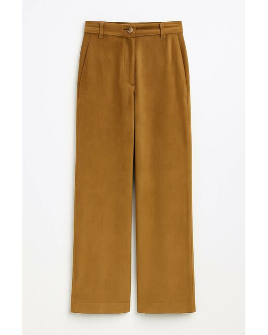 Женские брюки из вельвета коричневые MS5312-velvet от  