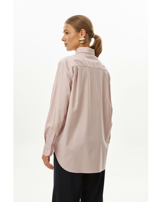 Женская рубашка в пудровом цвете-9038 от byME 