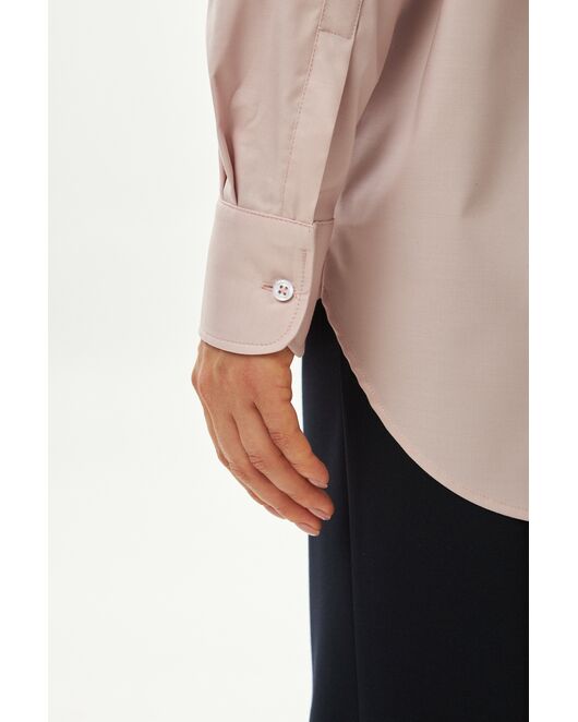 Женская рубашка в пудровом цвете-9038 от byME 