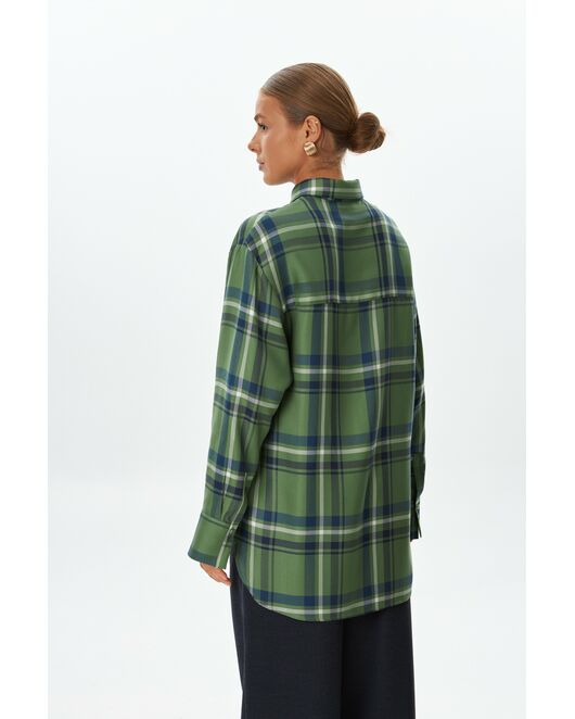 Женская рубашка под пуговицы -9049 от byME 