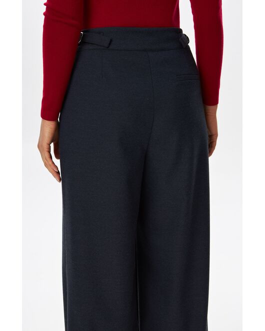 Женские брюки с защипами синие TR17-1003 от  