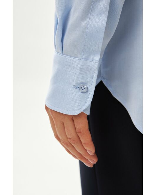 Женская рубашка голубая-9040 от byME 