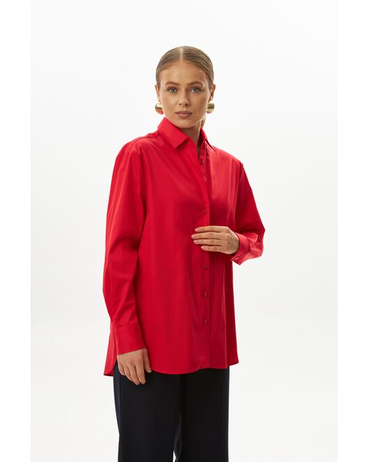Женская рубашка красная-9042 от byME 