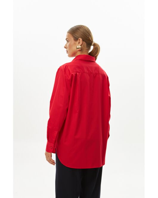 Женская рубашка красная-9042 от byME 