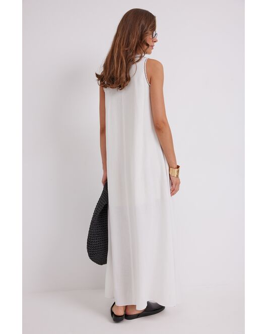 Платье А-силуэта с отделкой тесьмой DAV-9610 от  