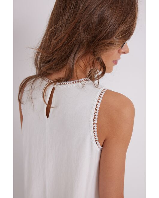 Платье А-силуэта с отделкой тесьмой DAV-9610 от  