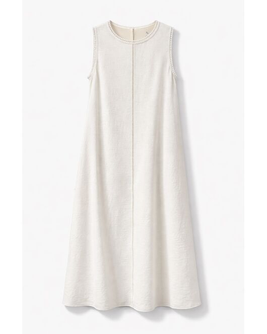 Платье А-силуэта с отделкой тесьмой DAV-9610 от  