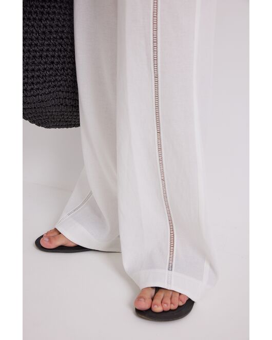 Рубашка из струящейся ткани с тесьмой DAV-9592.1 от  