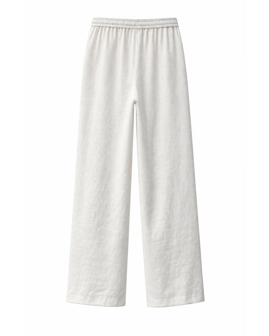 Брюки из тонкой струящейся ткани со вставками тесьмы DAV-9592.1.2 от  