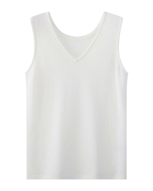 Топ- молочный из вискозы и мериносовой шерсти HZ3515 от byME 