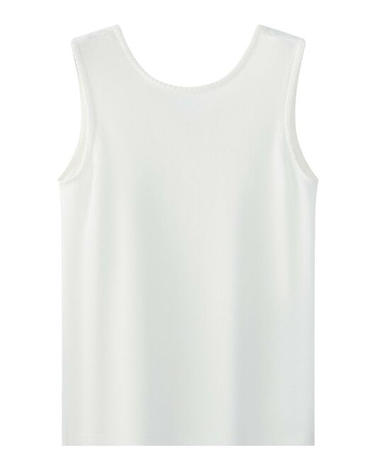 Топ- молочный из вискозы и мериносовой шерсти HZ3515 от byME 