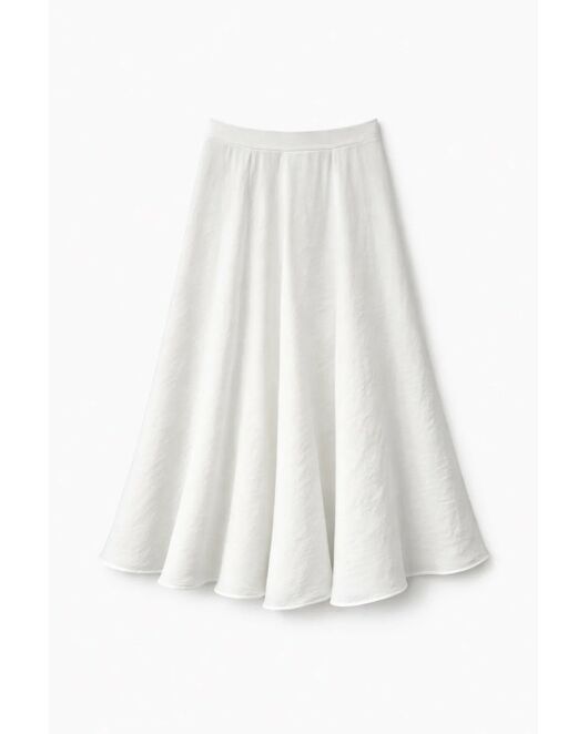 Юбка белая из ткани тенсел 32483 от Soul 