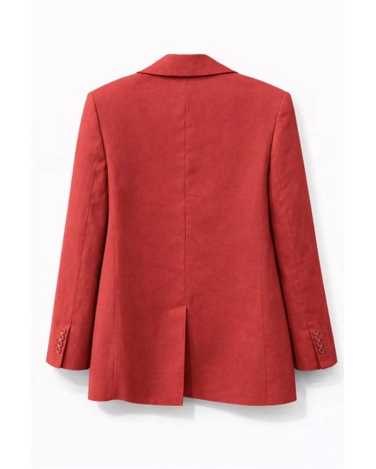 Жакет изо льна малиновый от byME 