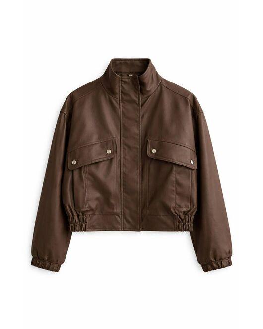 Бомбер коричневый-MS5111 от  