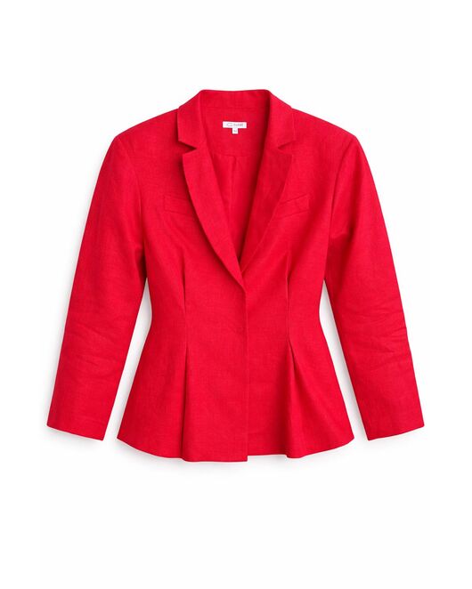 Жакет изо льна в красном цвете J4-L8154-65 от  