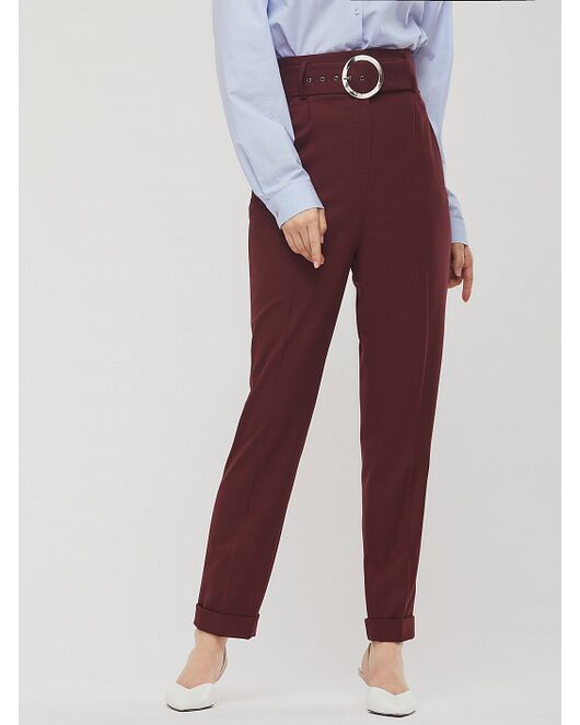 Брюки женские зауженные высокой посадки от byME 