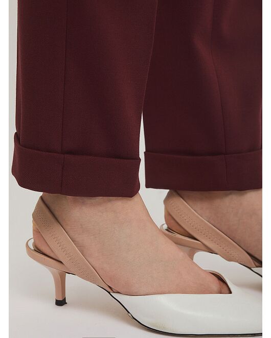 Брюки женские зауженные высокой посадки от byME 