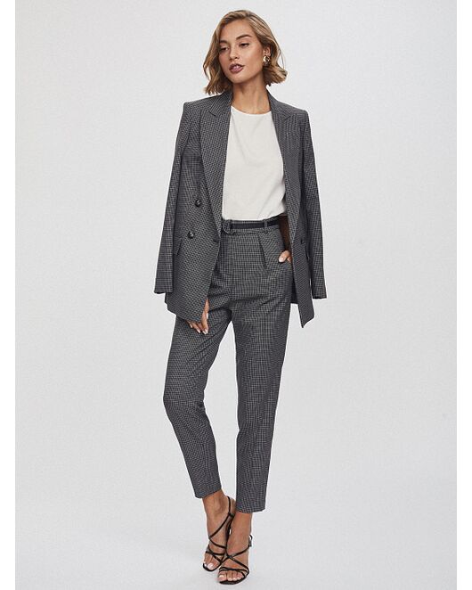 Брюки женские серые в клетку от byME 