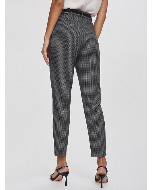 Брюки женские серые в клетку от byME 