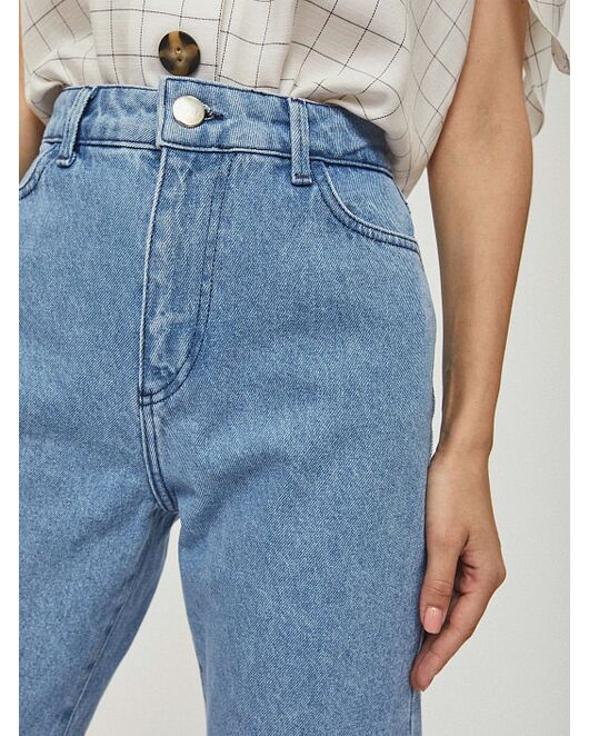 Джинсы женские с высокой посадкой от byME 