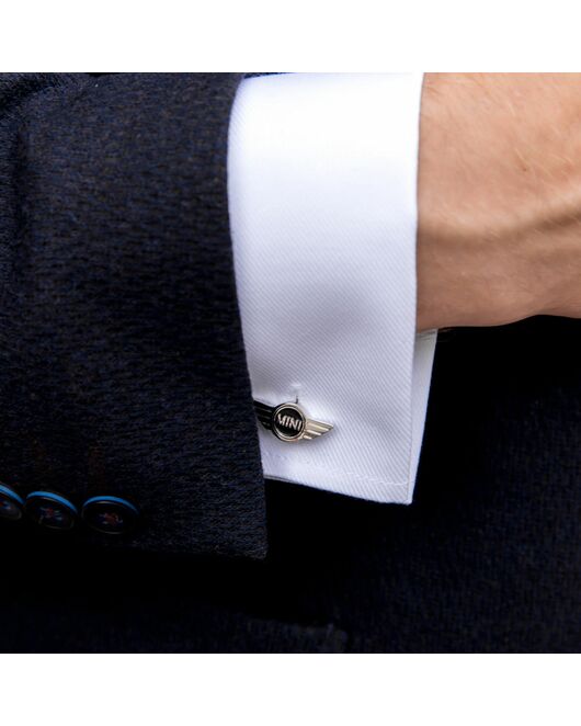 Приталенная мужская рубашка белая под запонки Non-Iron - 7607A от DoubleCuff 