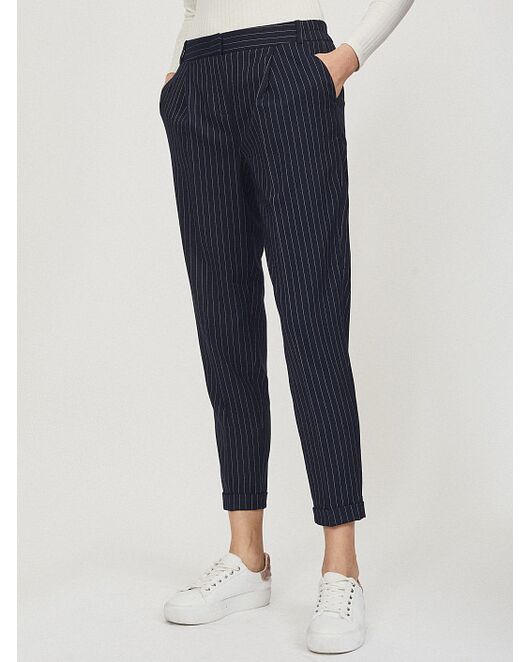 Укороченные брюки с защипами от byME 