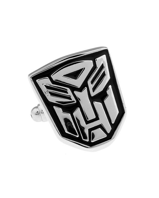 Запонки трансформер с черной эмалью - 170013 от  