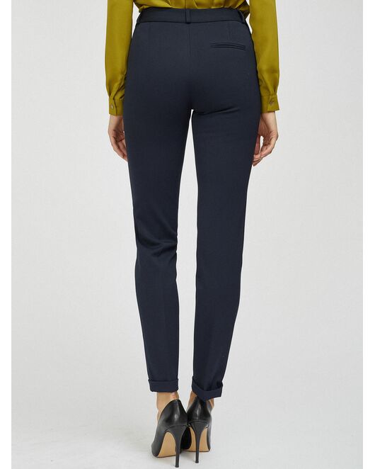 Брюки из поливискозы с отворотами от  