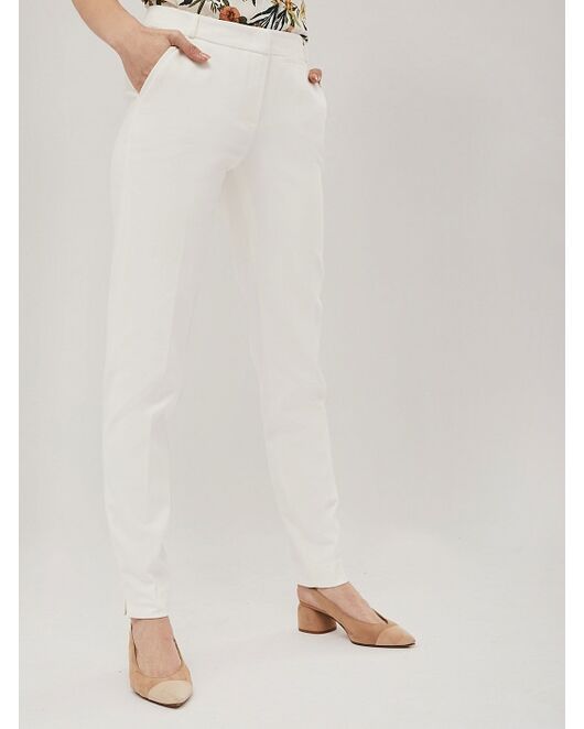 Брюки из хлопка экрю от  