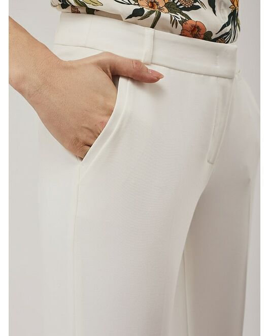 Брюки из хлопка экрю от  