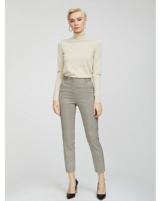 Брюки в крупную клетку от byME 