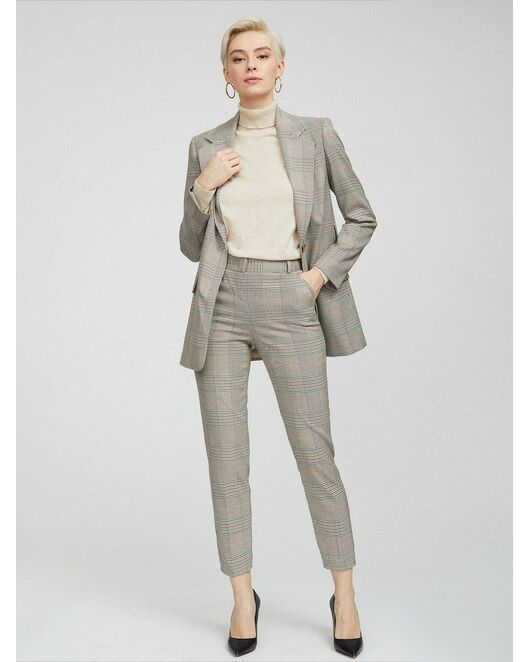 Брюки в крупную клетку от byME 