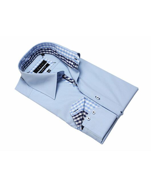 Мужская рубашка голубая - 50218 от  