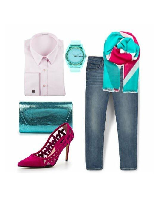 Приталенная женская рубашка под запонки розовая - 5070 от DoubleCuff 